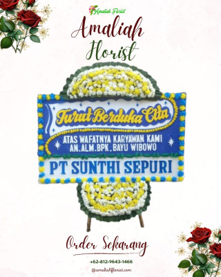 Papan Bunga Duka di Songbanyu