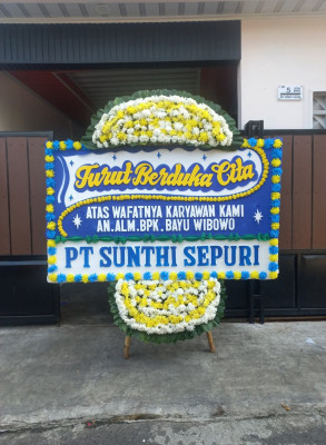 Papan Bunga Duka di Songbanyu